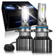 hid-9006-hb4-led-headlight-high-low-beam-fog-lamp-bulb-conversion-kit-w-fan-aluminum-pair-nvl-cfs-9006 - 1