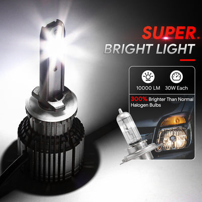 hid-9007-hb5-led-headlight-high-low-beam-fog-lamp-bulb-conversion-kit-w-fan-aluminum-pair-nvl-cfs-9007 - 3