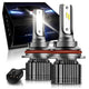 hid-9007-hb5-led-headlight-high-low-beam-fog-lamp-bulb-conversion-kit-w-fan-aluminum-pair-nvl-cfs-9007 - 1