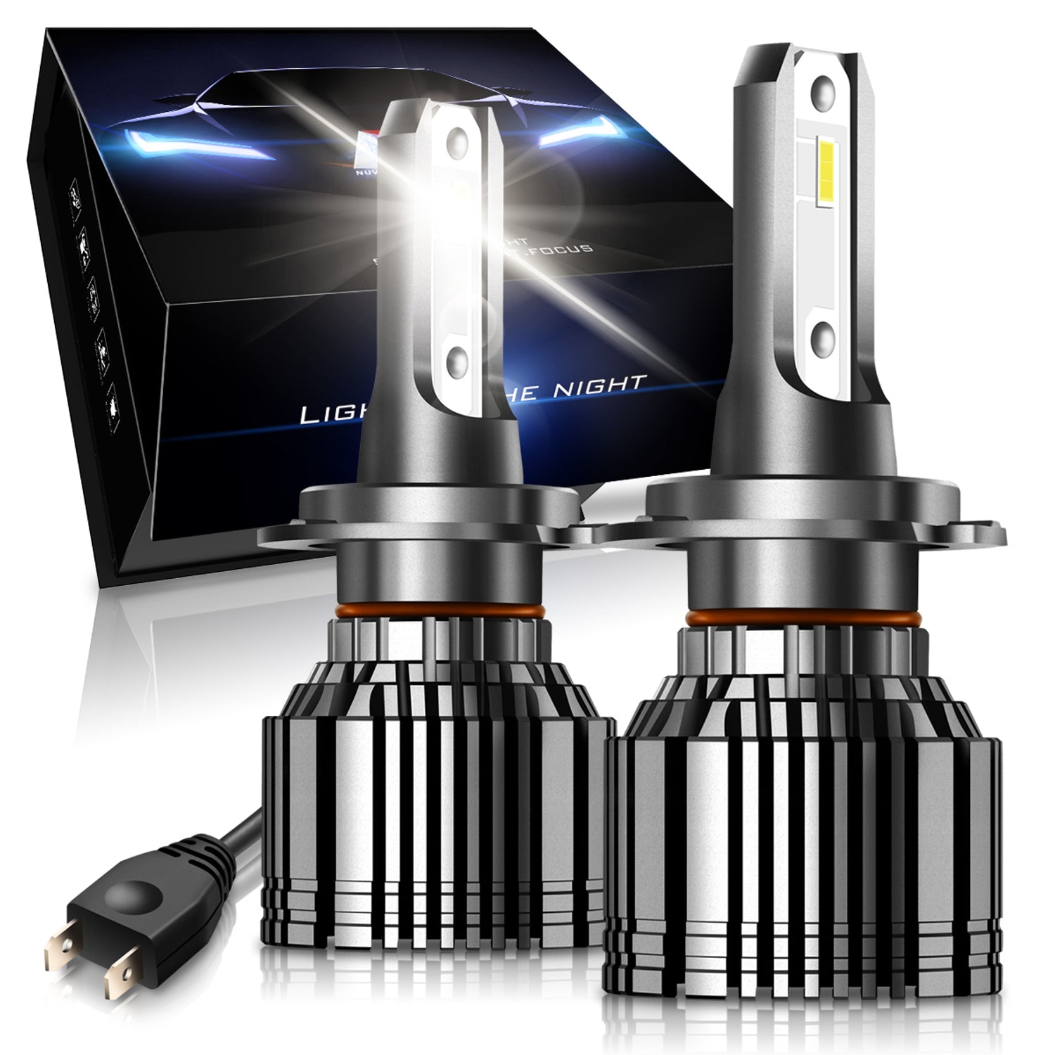 hid-h7-led-headlight-high-low-beam-fog-lamp-light-bulb-conversion-kit-w-fan-aluminum-pair-nvl-cfs-h7 - 1