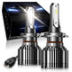 hid-h7-led-headlight-high-low-beam-fog-lamp-light-bulb-conversion-kit-w-fan-aluminum-pair-nvl-cfs-h7 - 1