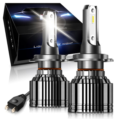 hid-h7-led-headlight-high-low-beam-fog-lamp-light-bulb-conversion-kit-w-fan-aluminum-pair-nvl-cfs-h7 - 1