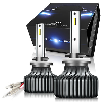 hid-880-slim-led-headlight-hi-low-beam-fog-lamp-light-bulb-conversion-kit-aluminum-pair-nvl-sls-880 - 1