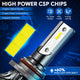hid-9005-hb3-slim-led-headlight-hi-low-beam-fog-lamp-bulb-conversion-kit-aluminum-pair-nvl-sls-9005 - 2