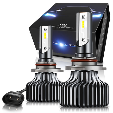 hid-9005-hb3-slim-led-headlight-hi-low-beam-fog-lamp-bulb-conversion-kit-aluminum-pair-nvl-sls-9005 - 1
