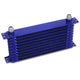 D-Motoring - Oil Cooler - 10 AN - 13.50 in. x 6.50 in. x 2.00 in. - 10-Row - Aluminum - Universal - 1