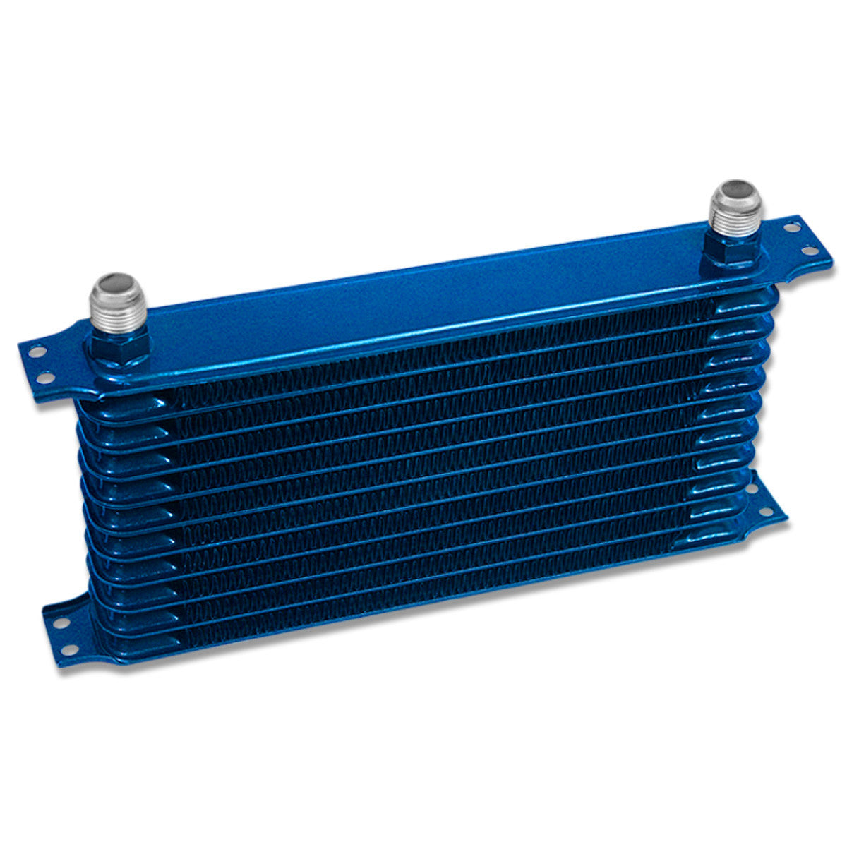 D-Motoring - Oil Cooler - 10 AN - 13.50 in. x 7.25 in. x 2.00 in. - 11-Row - Aluminum - Universal - 1