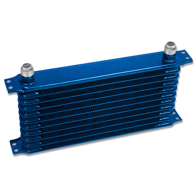 D-Motoring - Oil Cooler - 10 AN - 13.50 in. x 7.25 in. x 2.00 in. - 11-Row - Aluminum - Universal - 1