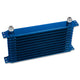 D-Motoring - Oil Cooler - 10 AN - 13.50 in. x 7.25 in. x 2.00 in. - 11-Row - Aluminum - Universal - 1