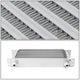 D-Motoring - Oil Cooler - 10 AN - 12-7/8 in. L X 2 in.W X 5-1/2 in. H - 15-Row - Aluminum - Universal - 4