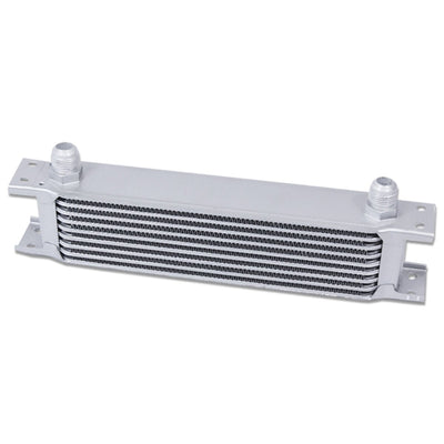 D-Motoring - Oil Cooler - 10 AN - 13.00 in. x 3.75 in. x 2.00 in. - 9-Row - Aluminum - Universal - 1