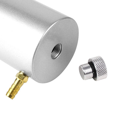 D-Motoring - Oil Catch Tank - 7.25 in. Height x 2.5 in. Diameter - Aluminum - 4