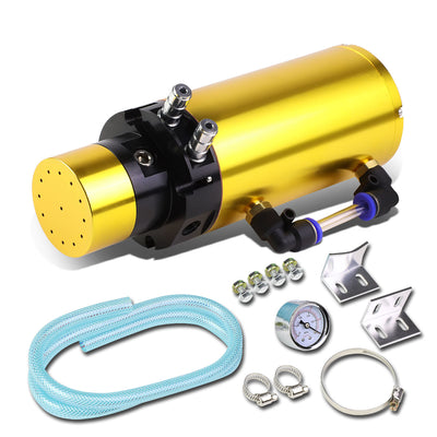 D-Motoring - Oil Catch Tank - 7 in. Height x 2.5 in. Diameter - Aluminum - 8