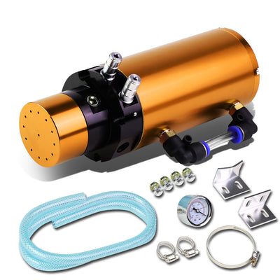 D-Motoring - Oil Catch Tank - 7 in. Height x 2.5 in. Diameter - Aluminum - 1