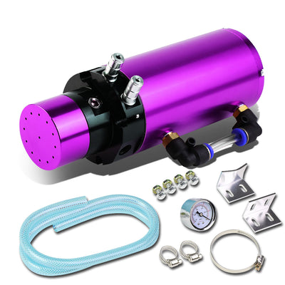 D-Motoring - Oil Catch Tank - 7 in. Height x 2.5 in. Diameter - Aluminum - 7