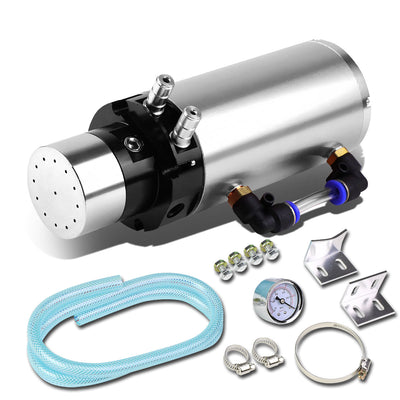 D-Motoring - Oil Catch Tank - 7 in. Height x 2.5 in. Diameter - Aluminum - 9