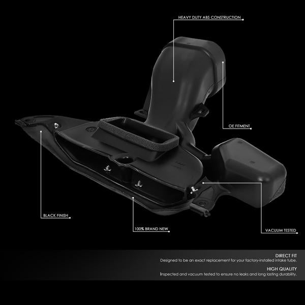 D-Motoring - 02-08 Camry Solara V6Engine Air Intake Resonator Inlet Duct - ABS - Plug-n-Play - 2