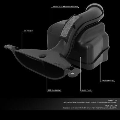 D-Motoring - 09-16 Toyota Camry 2.5 Venza 2.7Engine Air Intake Resonator Inlet Duct - ABS - Plug-n-Play - 2