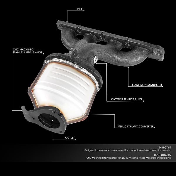 Factory Replacement Catalytic Converter <BR>04-08 Chevy Malibu 06-08 Pontiac G6 2.2L 2.4L