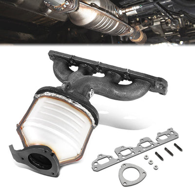 04-08 Chevy Malibu Pontiac G6 2.2L 2.4L Catalytic Converter Exhaust Y-Pipe - Stainless Steel - OEM-CONV-003 - 1