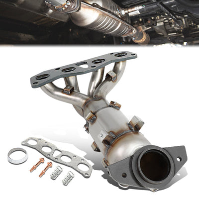 02-06 Nissan Altima Sentra 2.5L Catalytic Converter Exhaust Y-Pipe - Stainless Steel - OEM-CONV-005 - 1