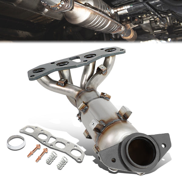 02-06 Nissan Altima Sentra 2.5L Catalytic Converter Exhaust Y-Pipe - Stainless Steel - OEM-CONV-005 - 1