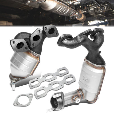 01-08 Ford Escape Mercury Mariner 3.0L Catalytic Converter Exhaust Y-Pipe - Stainless Steel - OEM-CONV-009 - 1
