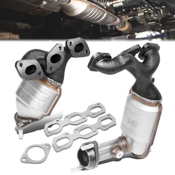 01-08 Ford Escape Mercury Mariner 3.0L Catalytic Converter Exhaust Y-Pipe - Stainless Steel - OEM-CONV-009 - 1