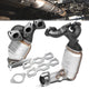 01-08 Ford Escape Mercury Mariner 3.0L Catalytic Converter Exhaust Y-Pipe - Stainless Steel - OEM-CONV-009 - 1