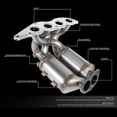 Factory Replacement Catalytic Converter <BR>06-12 Mitsubishi Eclipse 2.4L