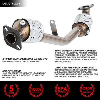 Factory Replacement Catalytic Converter <BR>02-05 Subaru Impreza 00-05 Legacy 2.5L (Non-Turbo)
