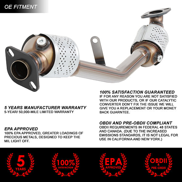 Factory Replacement Catalytic Converter <BR>02-05 Subaru Impreza 00-05 Legacy 2.5L (Non-Turbo)