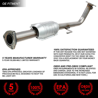 Factory Replacement Catalytic Converter <BR>01-05 Honda Civic EX GX