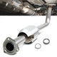 01-05 Honda Civic Ex Gx Catalytic Converter Exhaust Y-Pipe - Stainless Steel - OEM-CONV-018 - 1