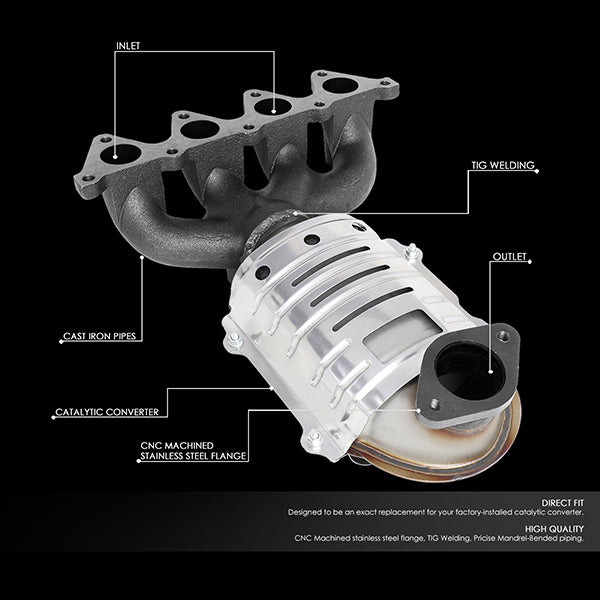 Factory Replacement Catalytic Converter <BR>06-11 Hyundai Accent Kia Rio Rio5