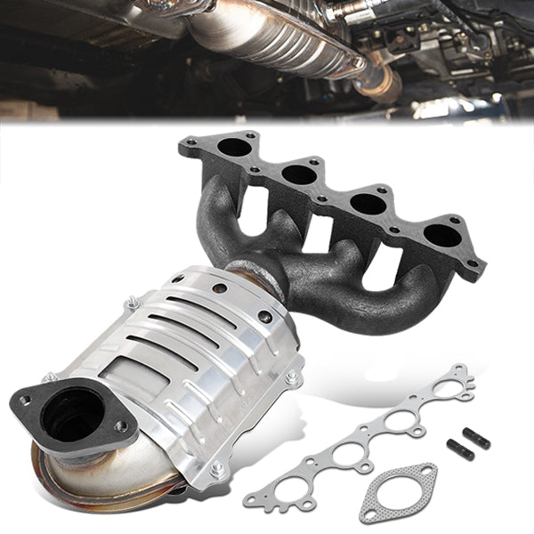 06-11 Hyundai Accent Kia Rio 5 Catalytic Converter Exhaust Y-Pipe - Stainless Steel - OEM-CONV-020 - 1