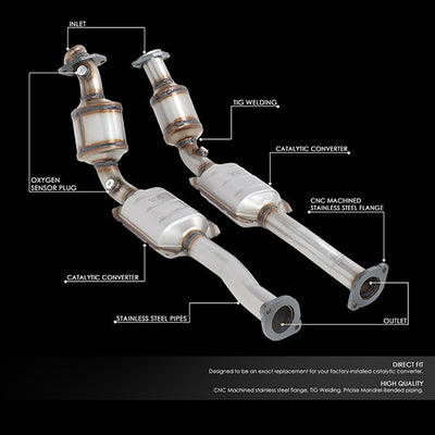 Factory Replacement Catalytic Converter <BR>02-11 Ford Crown Victoria Lincoln Town Car