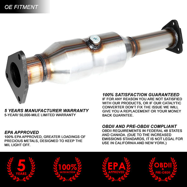 Factory Replacement Catalytic Converter<BR>98-02 Honda Accord 2.3L with O2 Sensor