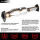 Factory Replacement Catalytic Converter<BR>98-02 Honda Accord 2.3L with O2 Sensor