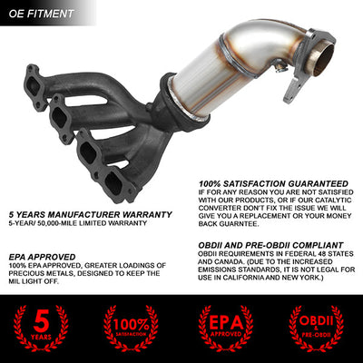 Factory Replacement Catalytic Converter <BR>07-12 Chevy Colorado GMC Canyon 2.9L