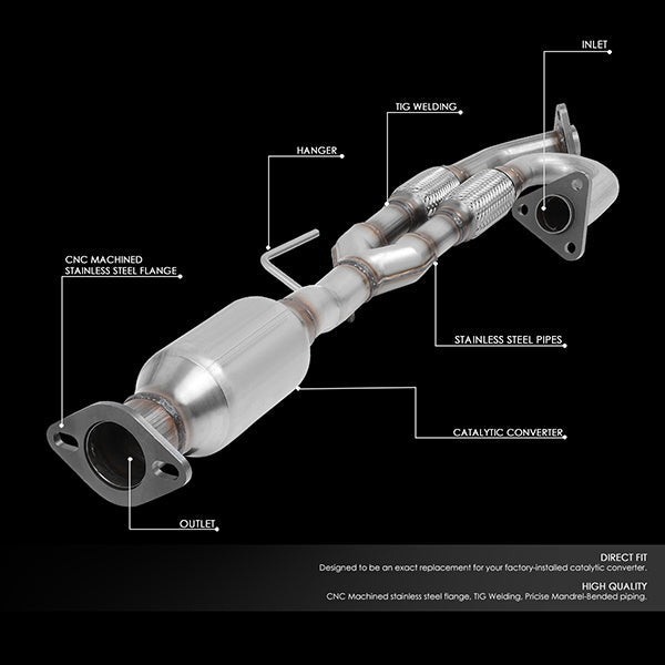 Factory Replacement Catalytic Converter <BR>03-07 Nissan Murano 3.5L Y-Pipe