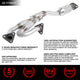 Factory Replacement Catalytic Converter <BR>03-07 Nissan Murano 3.5L Y-Pipe