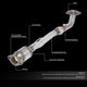 Factory Replacement Catalytic Converter <BR>02-05 Nissan Altima V6 (4 Speed Transmission/MT)