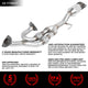 Factory Replacement Catalytic Converter <BR>04-08 Nissan Maxima Quest 05-06 Altima V6 Y-Pipe