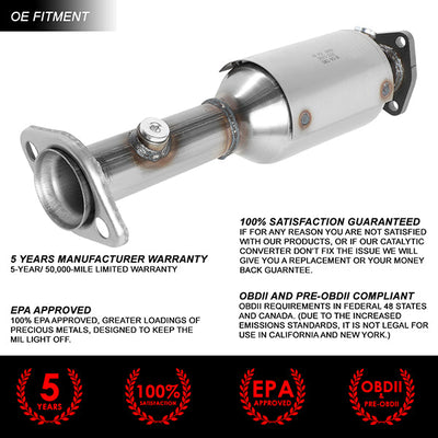 Factory Replacement Catalytic Converter <BR>97-01 Honda CR-V