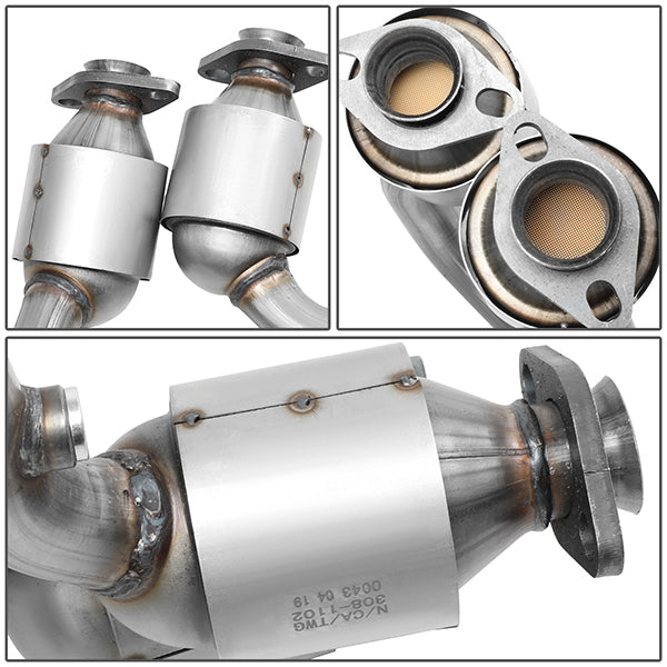 Factory Replacement Catalytic Converter <BR>04-06 Jeep Wrangler TJ 4.0L Y-Pipe