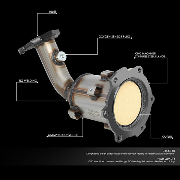 Factory Replacement Catalytic Converter <BR>04-08 Nissan Maxima 02-06 Altima 03-07 Murano V6
