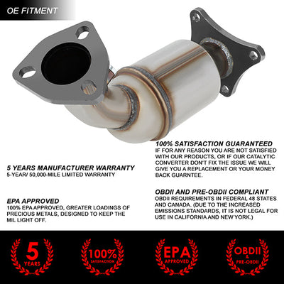 Factory Replacement Catalytic Converter <BR>04-06 Nissan Maxima Altima V6 5-Speed AT
