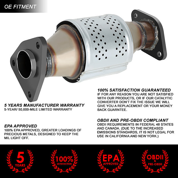 Factory Replacement Catalytic Converter <BR>05-18 Nissan Frontier 05-12 Pathfinder Xterra 4.0L