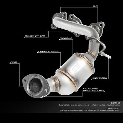 Factory Replacement Catalytic Converter <BR>04-06 Toyota Sienna Lexus RX330 (Right Position)